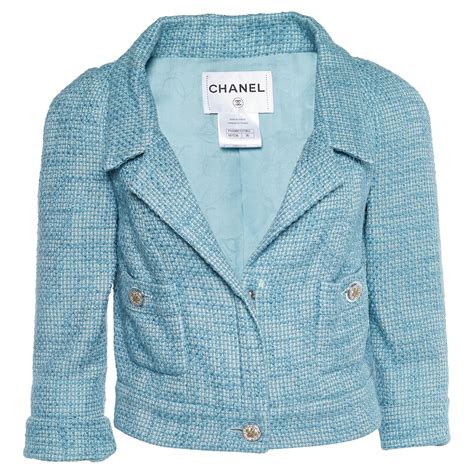 blue chanel jacket|Chanel jacket clearance.